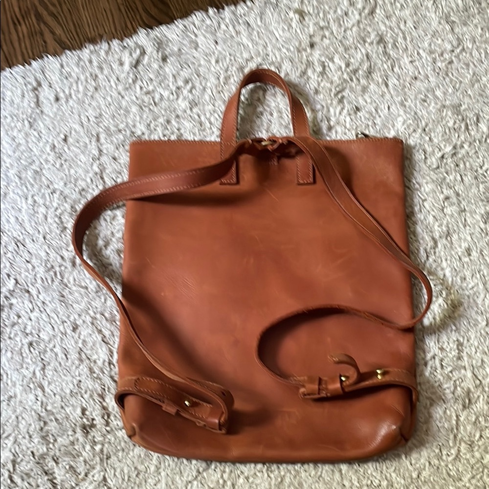 Parker Clay Miramar Leather Backpack - Picture 2 of 3